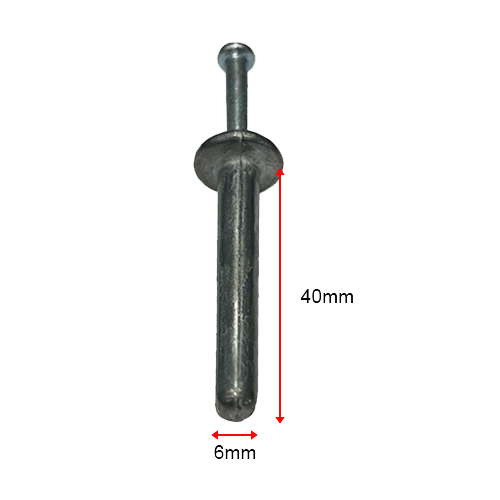 Sliding Gate Track Fasteners Zipfix, 40mm x 6mm Tigerlink Australia